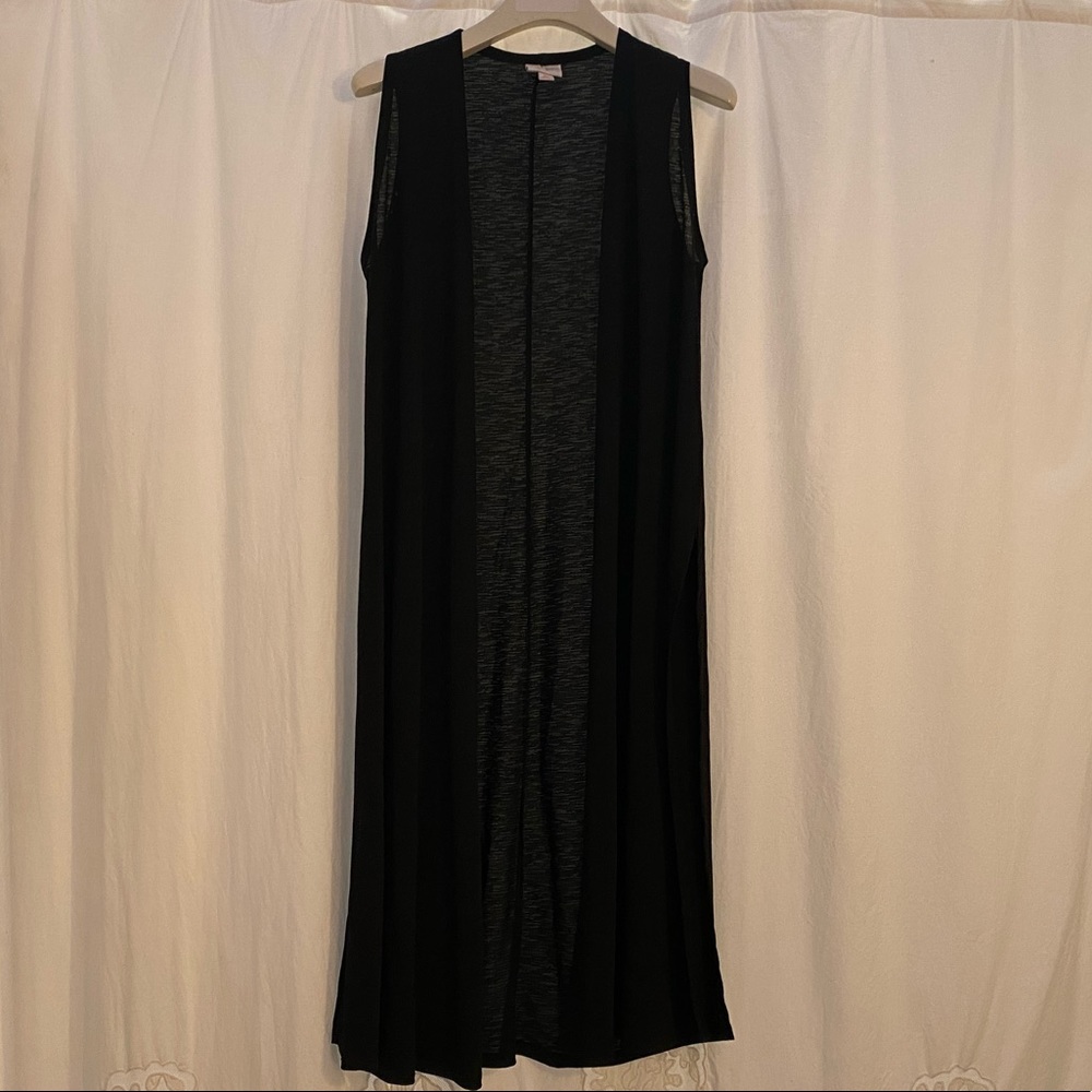 Lularoe Black Sleeveless Duster